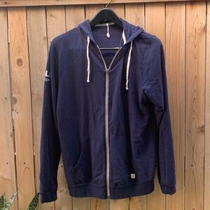 Marine Layer blue long sleeve hoodie Dell Technologies size XL